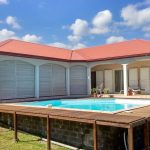 Store mauricien ceruse blanc