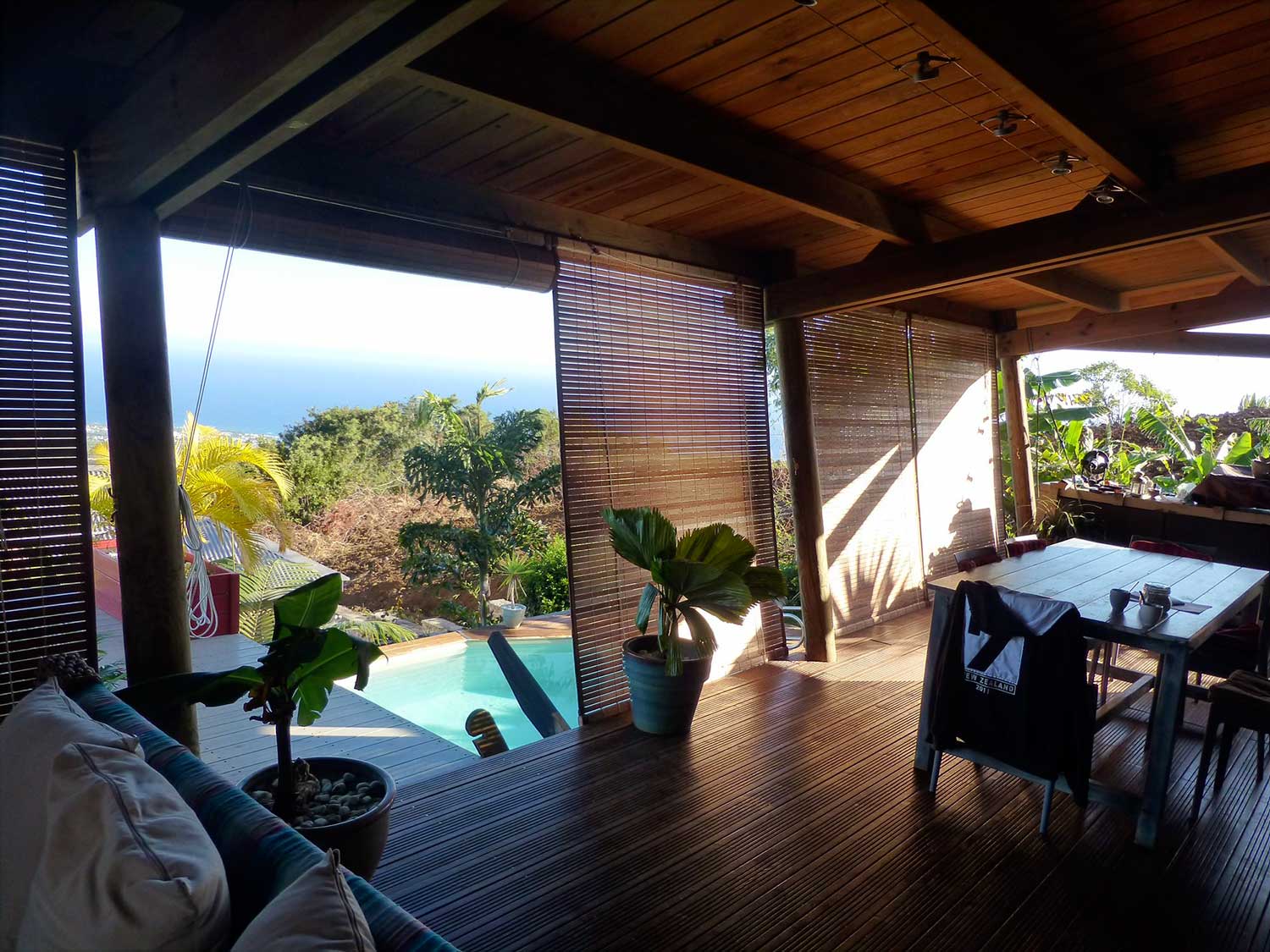 store mauricien teinte naturel