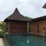 Store sur mesure teinte teck